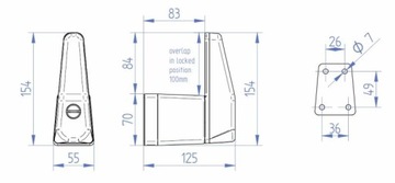 Sprinter Cab Lock Thule W-wa защита двери кабины водителя
