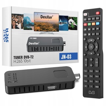 ДЕКОДЕР ТВ-ТЮНЕР HD DVB-T2 HEVC H.265 МИНИ-СТИЛЬ