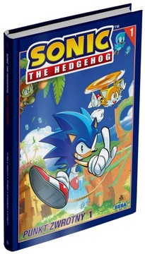 Sonic The Hedgehog Komiks Twarda oprawa okładka