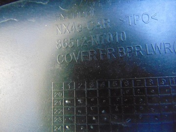 фото thumb №16, Накладка спойлер бампера перед hyundai tucson iv 86512-n7010