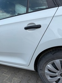 фото thumb №2, Skoda rapid spaceback ls9r двері ліві зад задні комплектні w колір