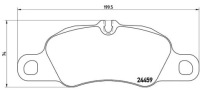Гальмівні колодки гальмівні перед brembo Ціна, фото thumb