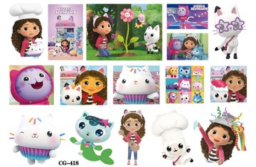 Детские моющиеся татуировки CAT HOUSE GABI CG418
