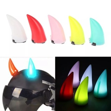 Светящиеся рожки для шлема - LED 1 шт.