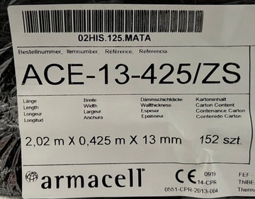 Mata kauczukowa Armaflex ACE 13mm 199x44cm 0,88m2
