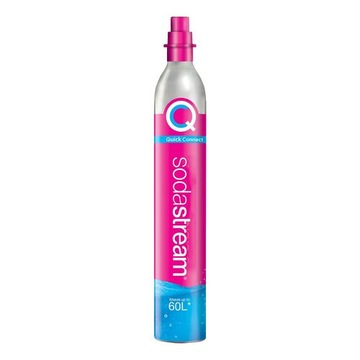Розовый баллон с CO2 SodaStream на 60 л воды