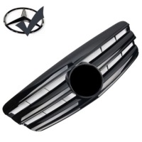 фото thumb №1, Решітка радіатора передній mercedes w221 05-09 black глянцевий