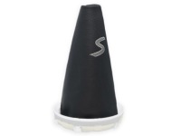 Mini cooper s r56 r55 чохол перемикання передач чорна шкіра вишивка szary Доставка, фото thumb