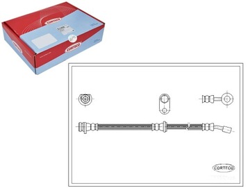 фото thumb №1, Corteco шланг гальмівний 172803b 1987481142 51200