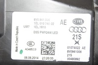 фото thumb №6, Bi ксенон audi a3 8v sedan d3s+led права europa 2012-2016