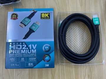 Кабель HDMI 2.1 8K UHD 4K/144 Гц 1,5 м 4320P