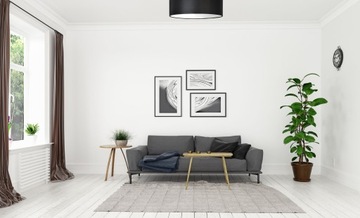 Светодиодная потолочная люстра E27 LAMPSHADE для гостиной 50 ЦВЕТОВ 50см