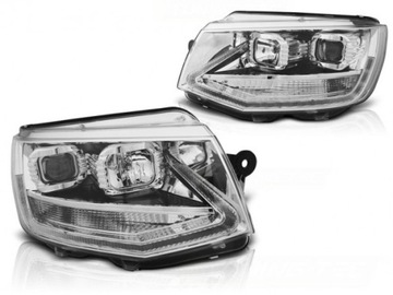 фото thumb №14, Лампы передние фары перед vw t6 led чёрный диодные дневные