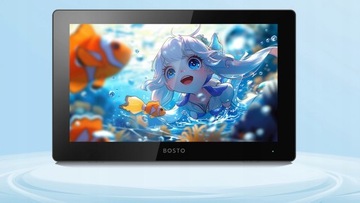 Профессиональный графический планшет BOSTO BT-16UHD с пером 16384 st, 15,6 дюйма, 4K