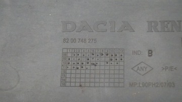 фото thumb №8, Dacia logan i рестайлинг 08-12 бампер переднее перед решётка f49