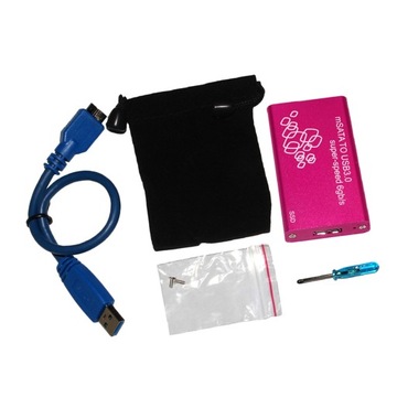 Metalowe pudełko na USB 3.0 do MSATA