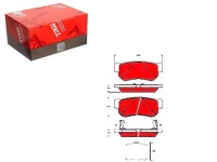 фото thumb №1, Trw тормозные колодки тормозные hyundai getz 1.5 crdi tb