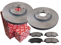 фото thumb №1, Тормозные диски тормозные колодки bosch перед hyundai santa fe ii 321m