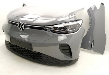 фото thumb №1, Комплектный перед vw id.4 4xpdc капот крылья лампы pas переднее la7c серый