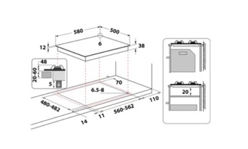 ГАЗОВАЯ ПАНЕЛЬ WHIRLPOOL AKM 268 IX