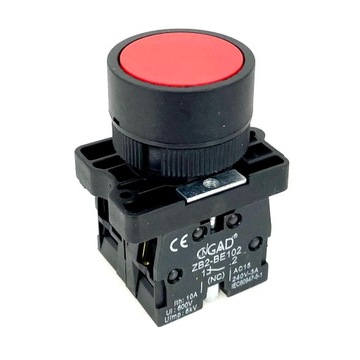 Przycisk czerwony STOP styki NO+NC EA45 pod otwór 22mm chwilowy