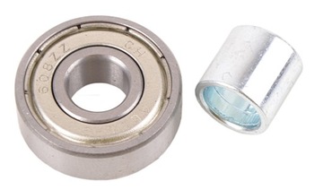 Подшипники Abec7 608zz для роликов скутера 8 шт. Carbon molti