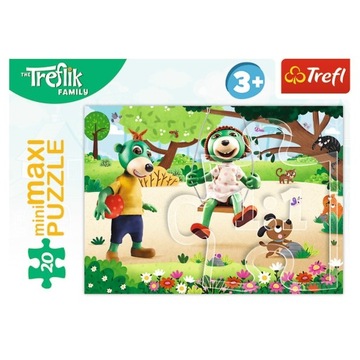 ПАЗЗЛ 20 MiniMaxi Trefliki СЕМЕЙСТВО TREFLIK Trefl 21155