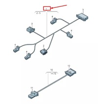 фото thumb №1, Audi rs7 sportback 4g roof проводка harness 4g0971100j