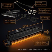 фото thumb №5, Led bar набір лампа освітлення led w решітка радіатора do ford ranger raptor iv 2022-