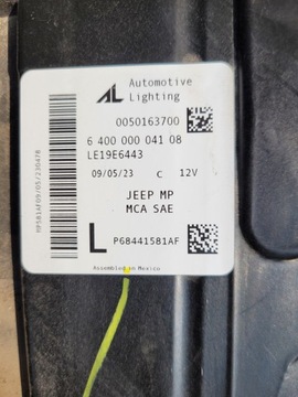 фото thumb №10, Jeep compass рестайлінг 2022 - лампа передня ліва usa led оригінал 68441581af