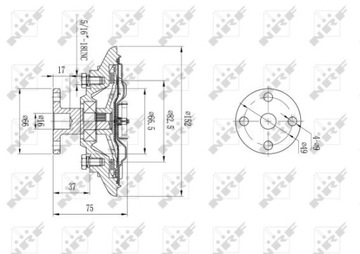 СЦЕПЛЕНИЕ ВИСКОТИЧЕСКОЕ JEEP CHEROKEE 2.5 01- 1988- 09- 2001