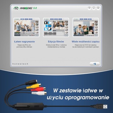 August VGB350 Video Grabber USB-копирование VHS на ПК