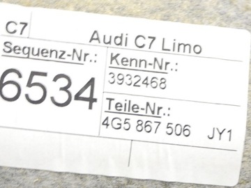 фото thumb №12, Kpl чорна стеля audi a6 c7 4g5 sedan s-line 4g5867506