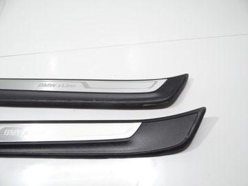 фото thumb №6, Планки накладки порогові перед bmw x1 e84 xline