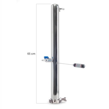DESTYLATOR ELEKTRYCZNY MIEDZIANY AABRATEK BECZKA KEG 30L KOLUMNA 125cm.