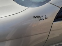 Vw golf v універсал крило ліве перед передній ld1w Зі Шроту, фото thumb