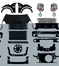 фото thumb №1, Mini cooper s r55 r56 07-10 бампер капот лампи