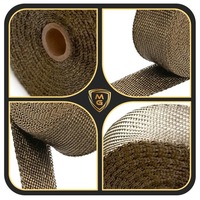 фото thumb №10, Бандаж термический лента bazaltowa 30m/ 5cm/1,5mm + 10 хомут ciemno-złota