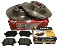 Тормозные диски тормозные + тормозные колодки задняя vw touran passat cc b6 b7 2005r-2014r Оригинал, фото thumb