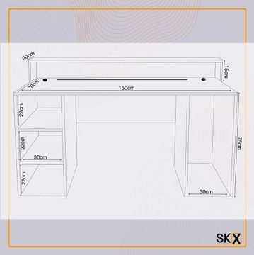 Biurko Gamingowe Komputerowe Dla Gracza Enigma XL