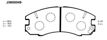 фото thumb №1, Гальмівні колодки гальмівні передні