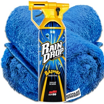 SOFT99 RAIN DROP BAZOOKA SPRAY COATING затемняет и придает блеск 300мл