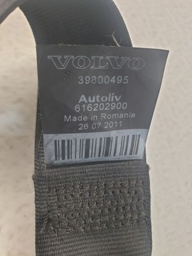 фото thumb №5, Volvo s60 ii pas безопасности правые зад задний оригинал