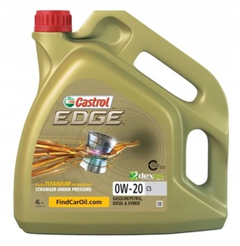 CASTROL EDGE TITANIUM FST C5 0W-20 6л DEXOS1 Gen2