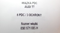фото thumb №8, Nowa джгут бампера перед 6pdc audi tt 8s0971085h
