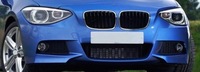фото thumb №11, Спліттер накладка бампера bmw f20 f21 2010-2015 чорний блиск m набір