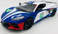 Chevrolet Corvette C8 2020 № 28, масштаб 1:24, Motormax GT Racing 73794