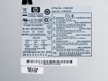 Блок питания HP PS-6361-4HFD — 416224-001 416535-001