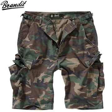 КОРОТКИЕ МУЖСКИЕ ШОРТЫ-КАРГО BRANDIT BDU CAMO WOODLAND 7XL