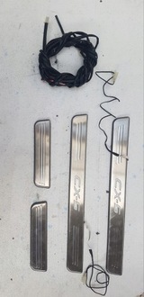 фото thumb №1, Молдинг накладка хром підсвічена поріг mazda cx5